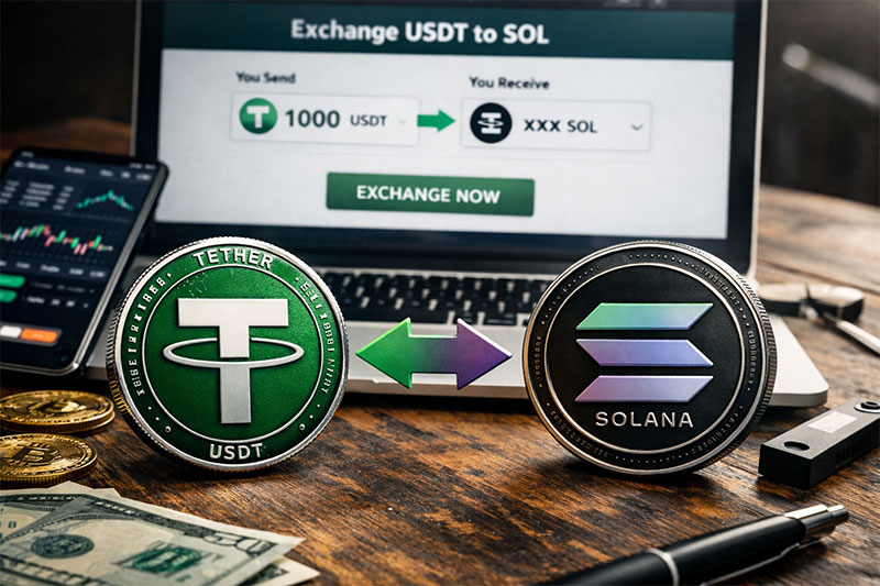 Exchange Tether (USDT) to Solana (SOL)